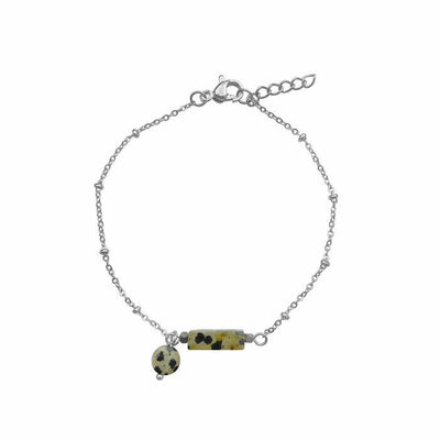 Armband (goud of zilver) Dalmatier Jaspis-Saint Clairmont-armband,import_2021_05_25_071523,Saint clairmont,sieraden,voor haar