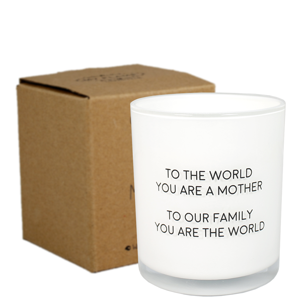 Sojakaars- You Are The World - Geur: Fresh Cotton