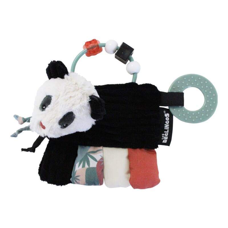 Activiteitenrammelaar Panda-Les Deglingos-baby,kinderen,Les Deglingos,spelen