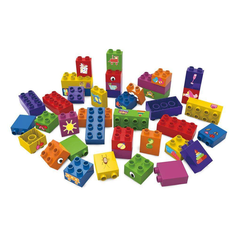 Basispakket 40 blokken-BiOBUDDi-BiOBUDDi,bouwen,Kinderen,speelgoed