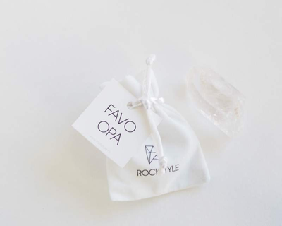 FAVO OPA - Bergkristal-Rockstyle-edelsteen,rockstyle,voor haar