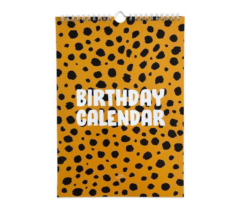 Verjaardagskalender Cheetah-Studio Stationary-kalender,nieuw,Papierpleziertjes,stationary,voor haar